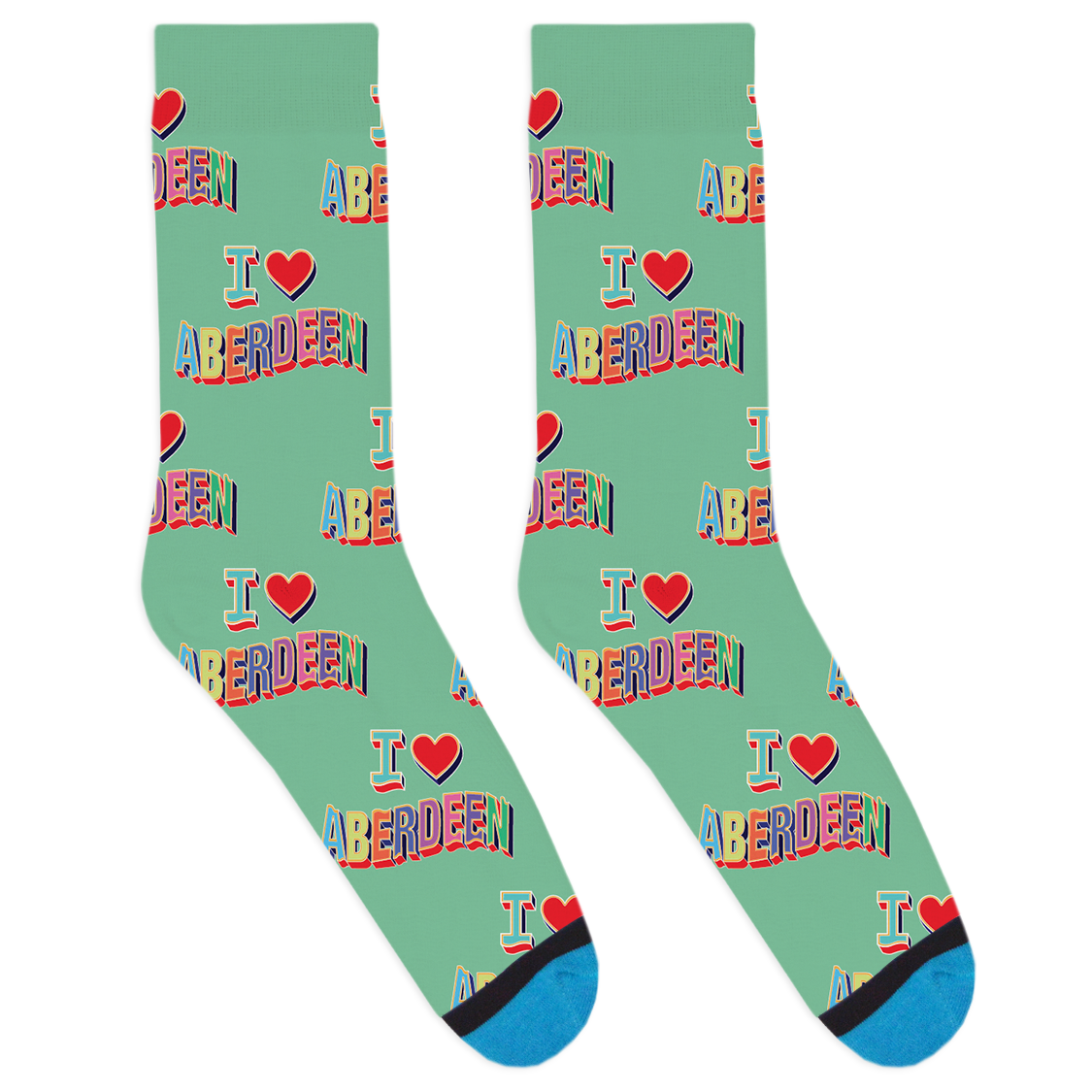 I Heart Aberdeen Socks