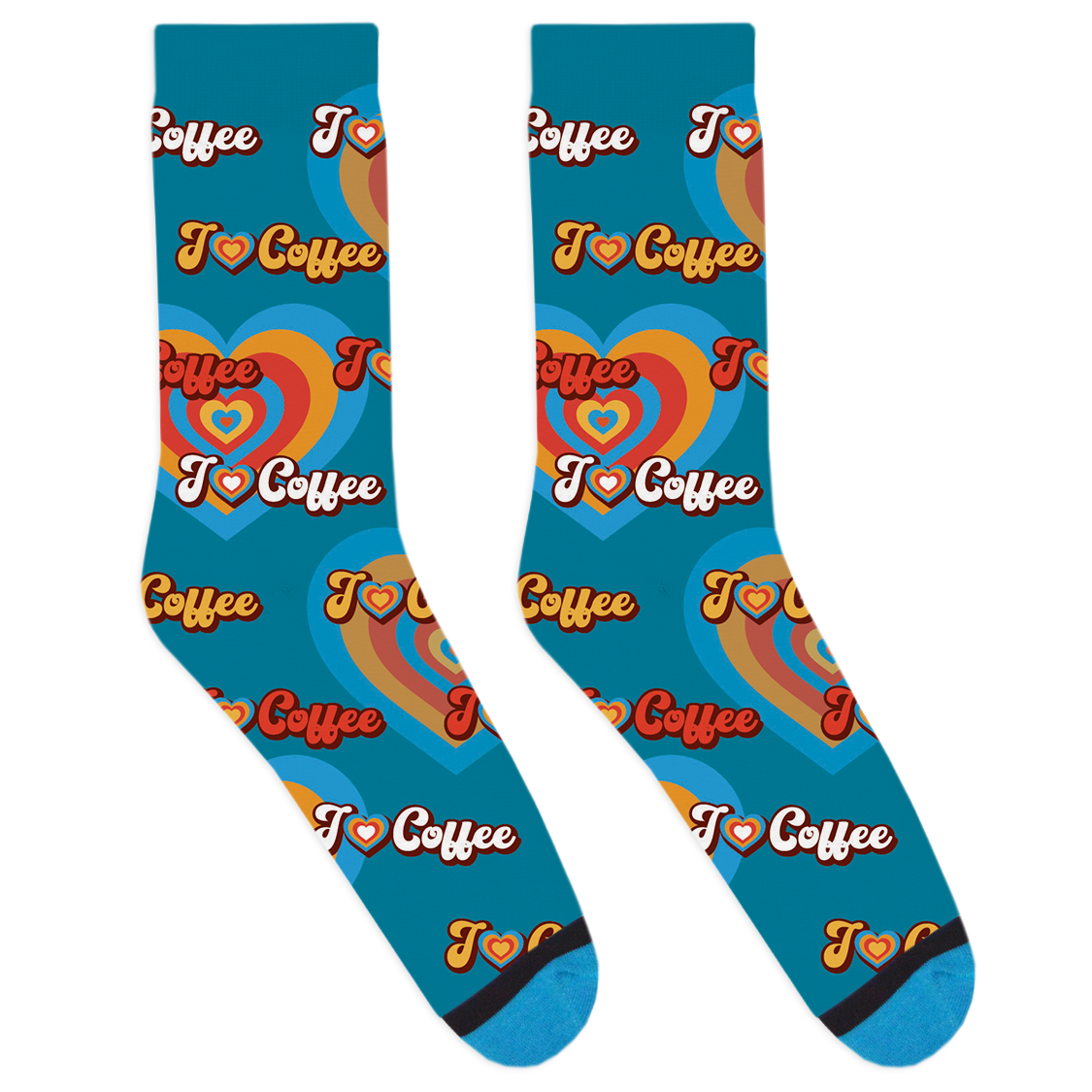 I Heart Coffee Socks