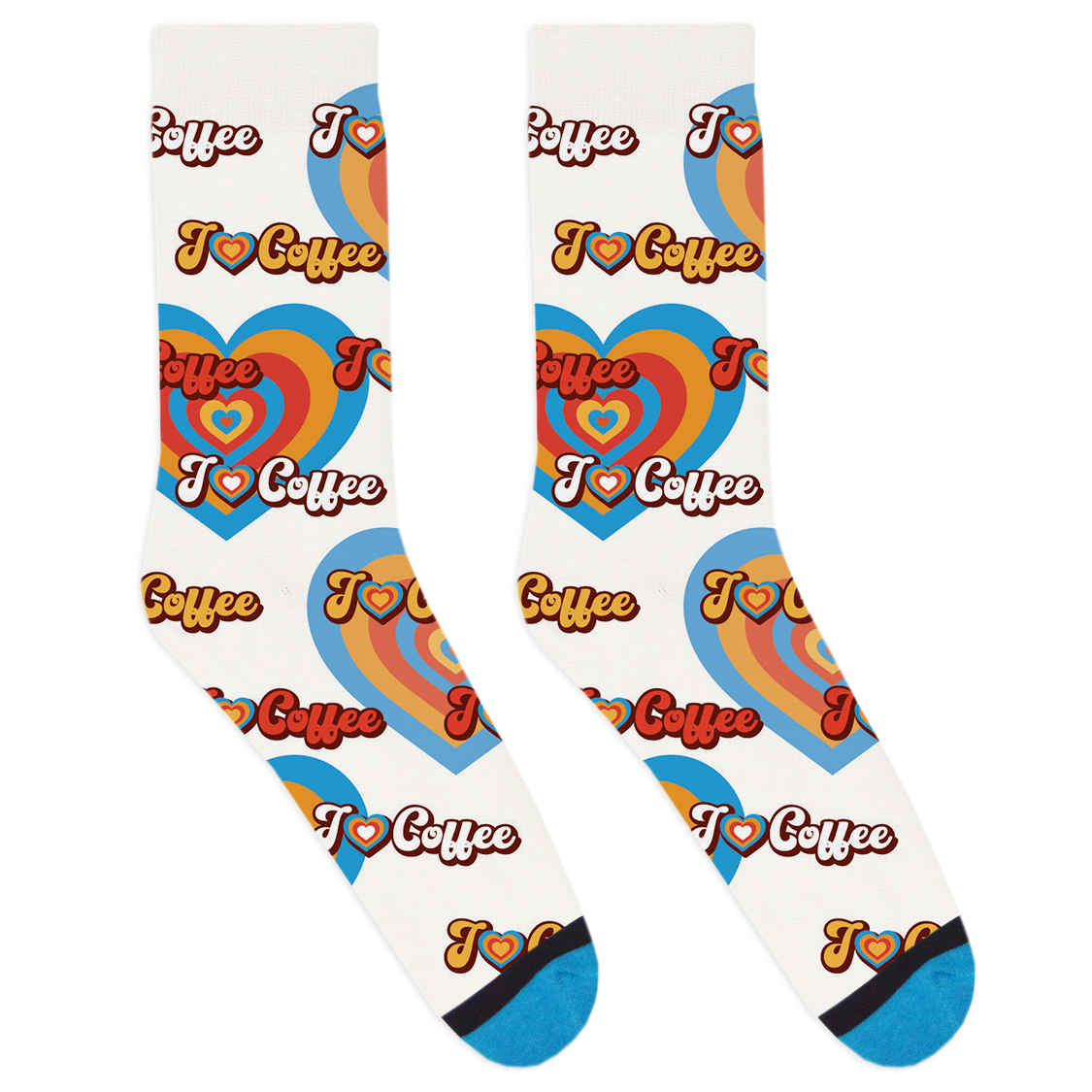 I Heart Coffee Socks