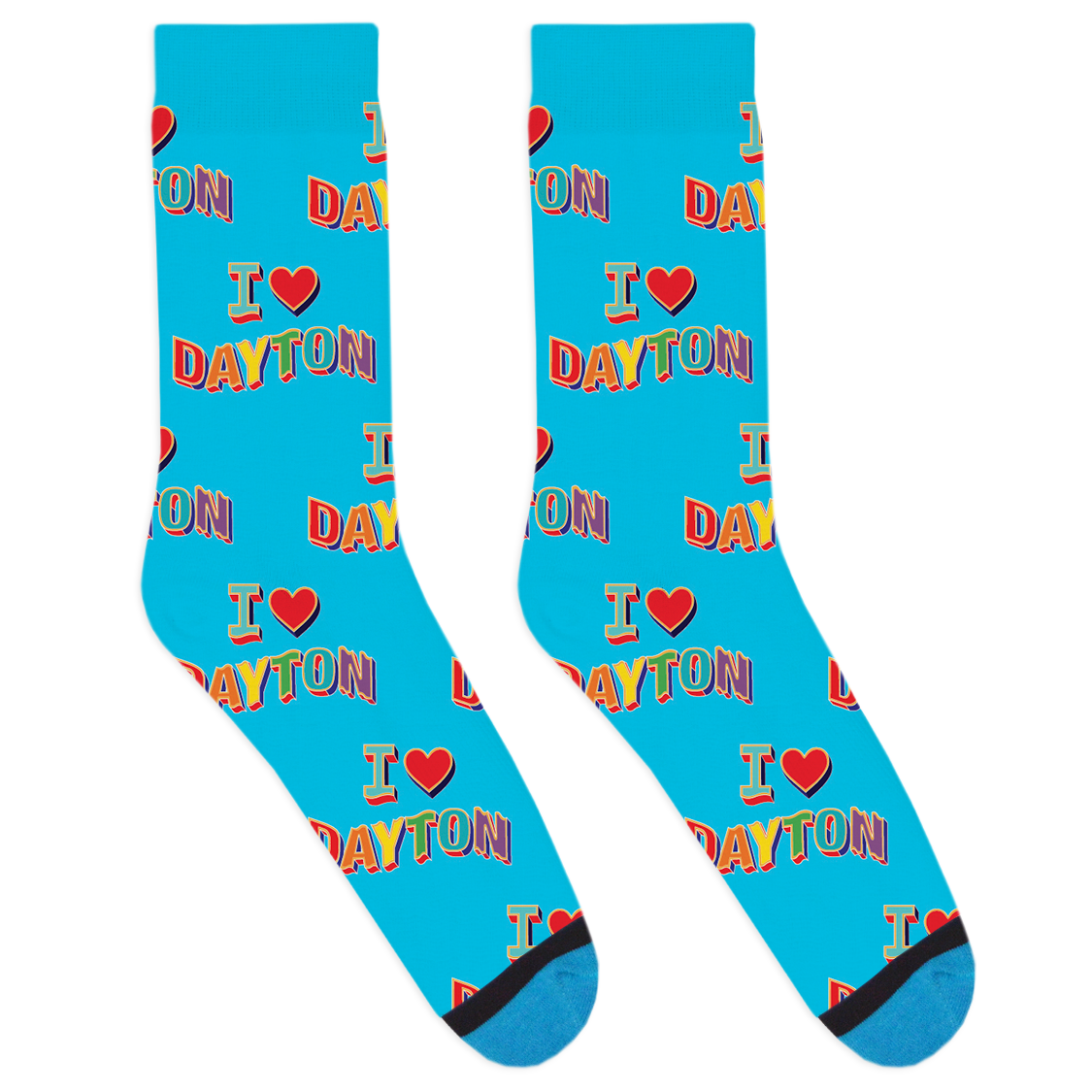 I Heart Dayton Socks
