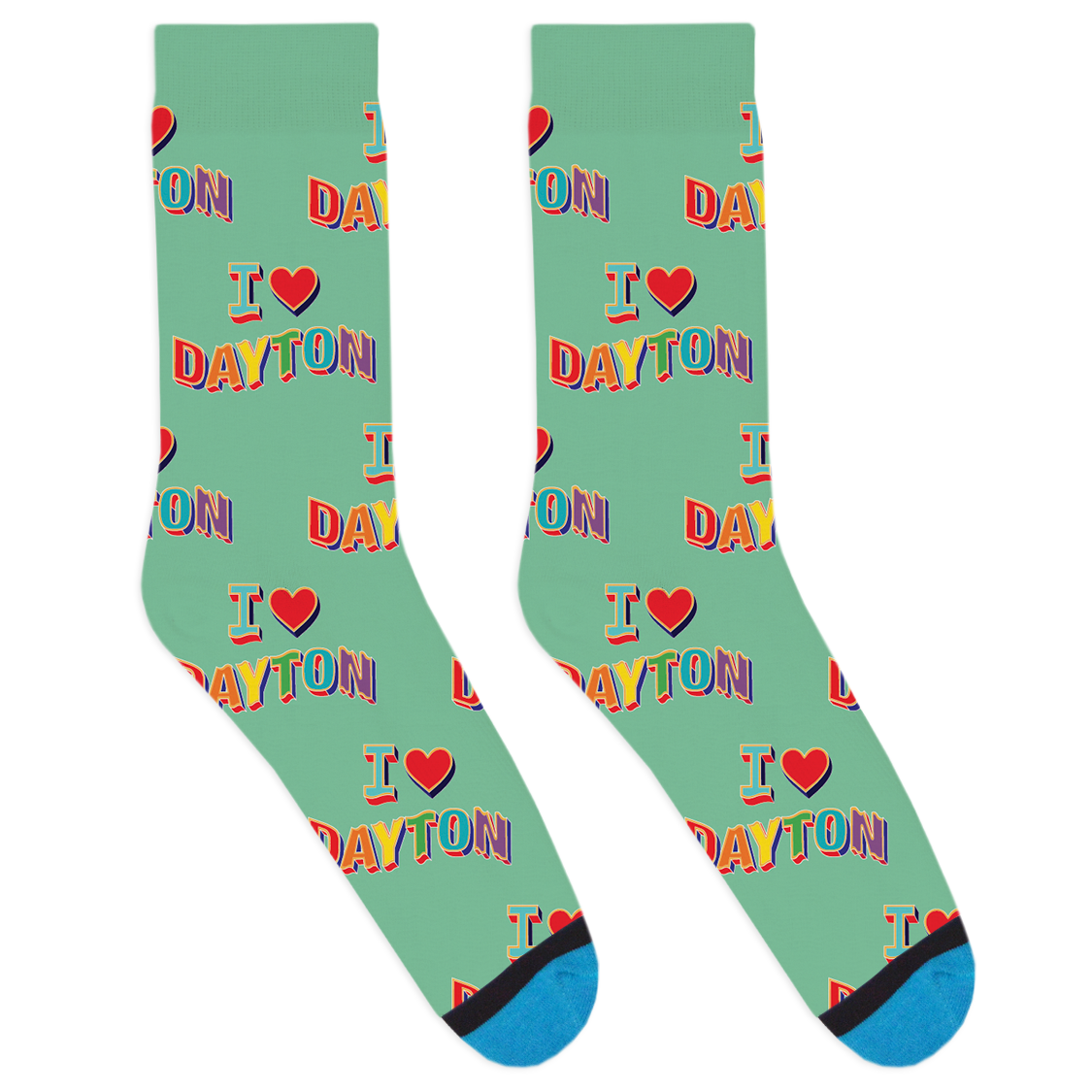 I Heart Dayton Socks