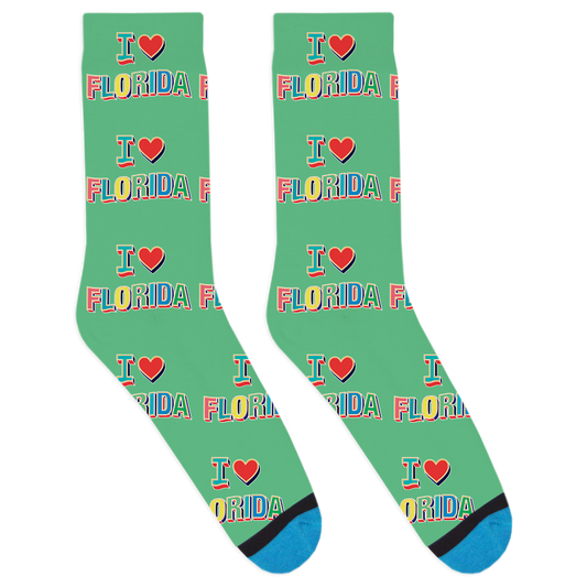 I Heart Florida Socks