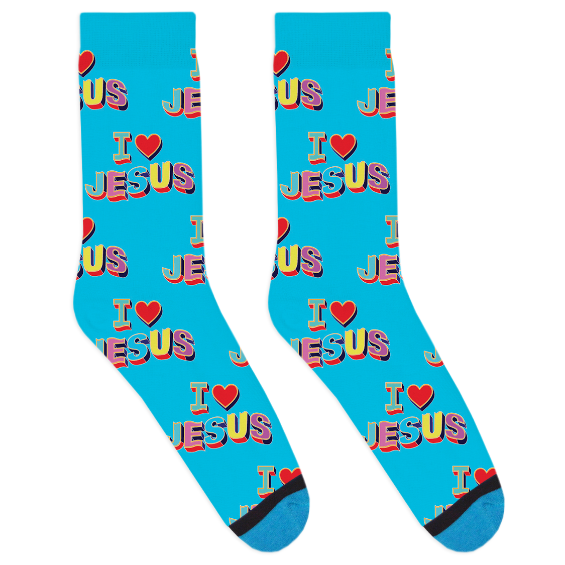 I Heart Jesus Socks