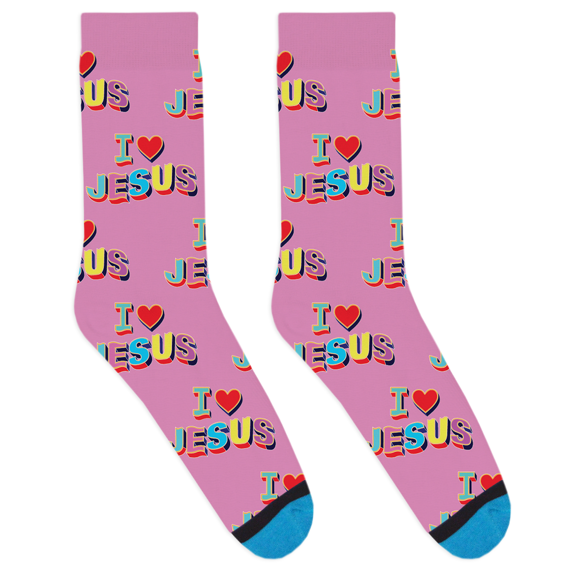 I Heart Jesus Socks