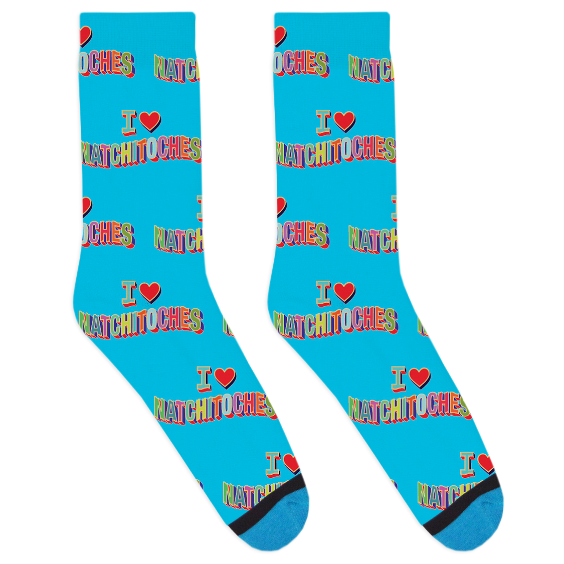 I Heart Natchitoches Socks