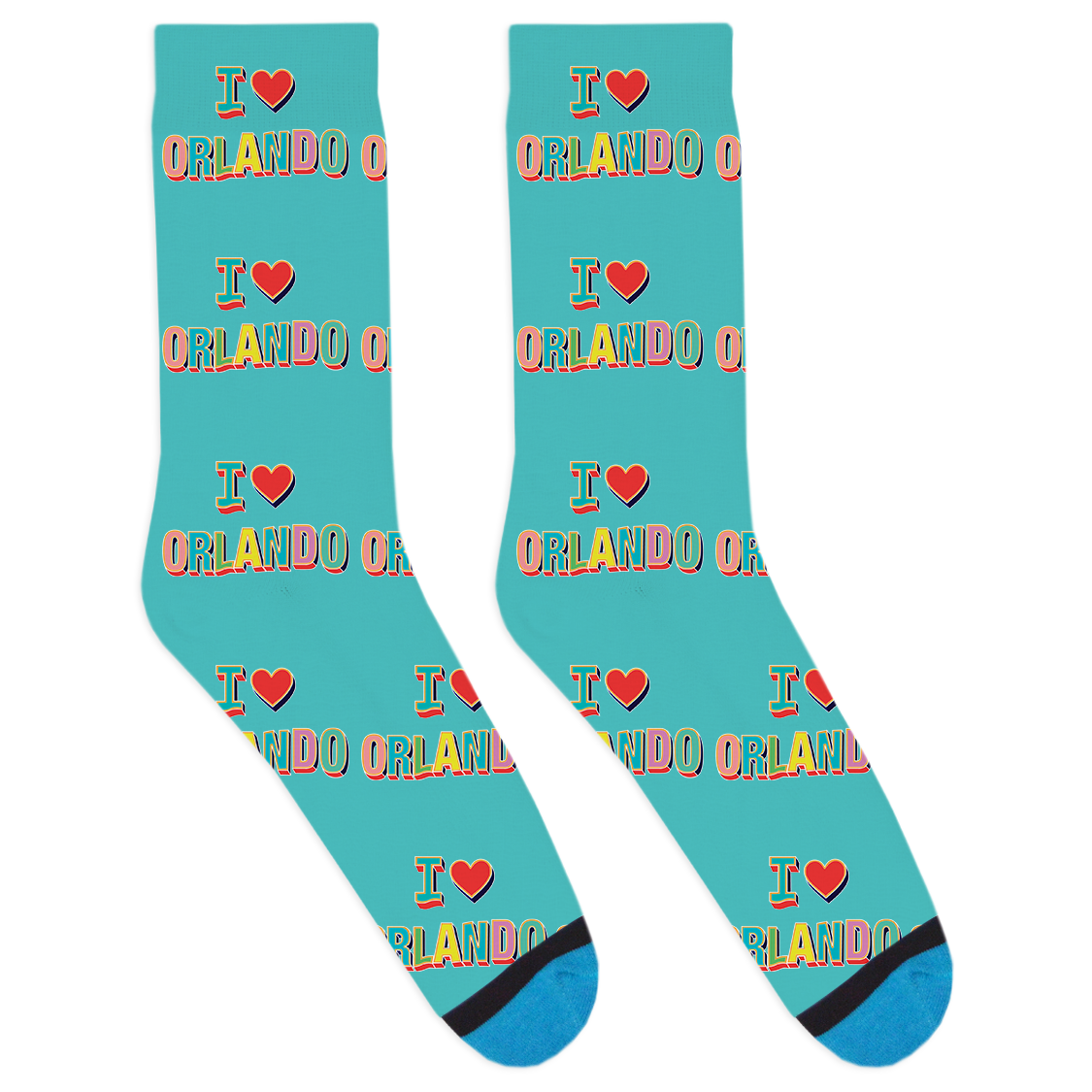 I Heart Orlando Socks