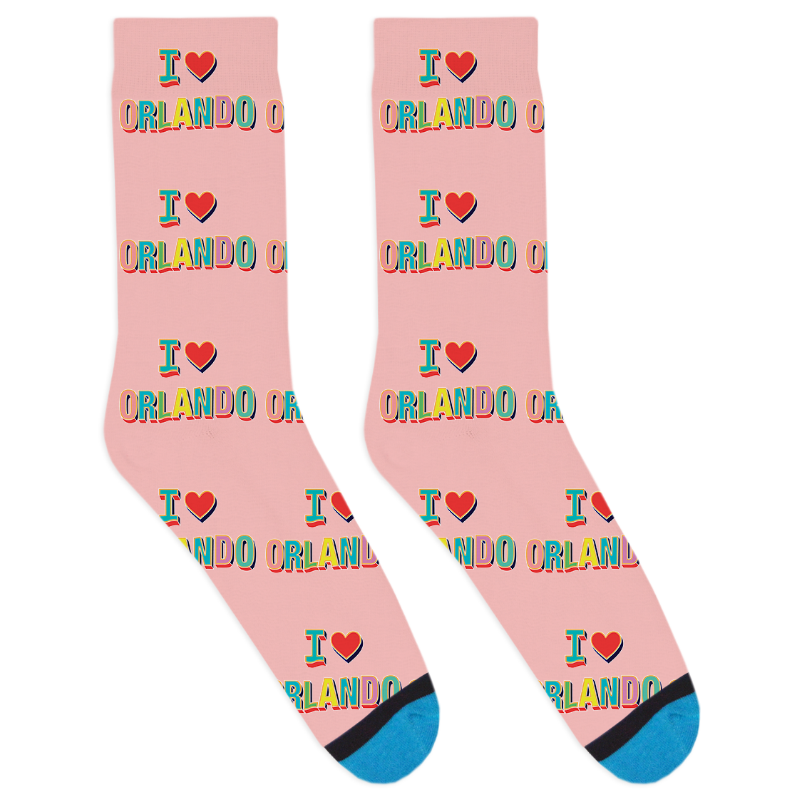 I Heart Orlando Socks