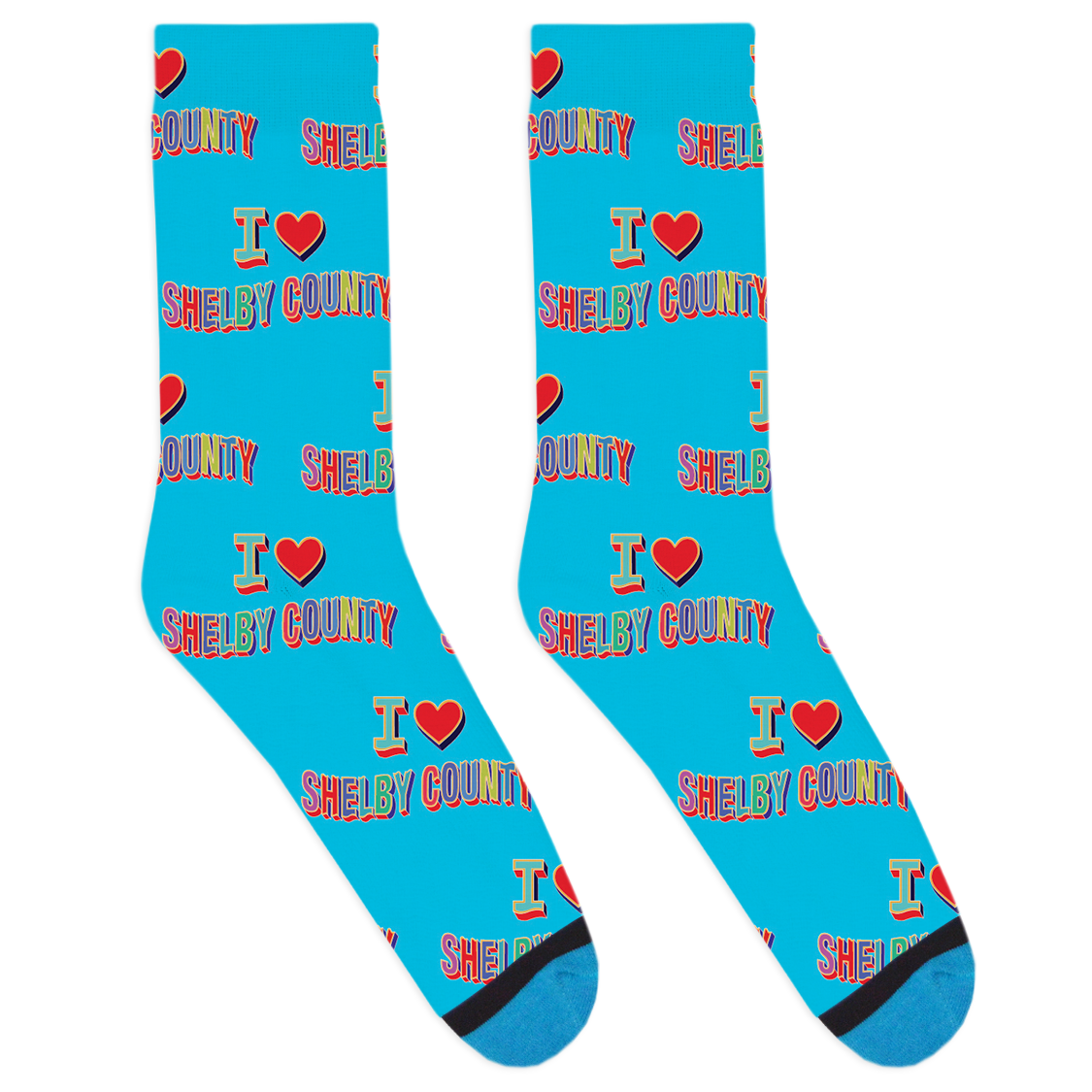 I Heart Shelby County Socks