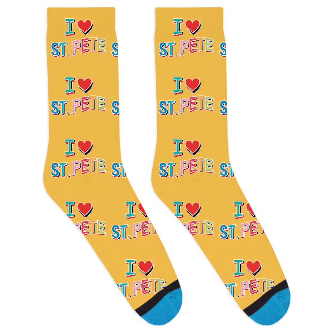 I Heart St. Pete Socks