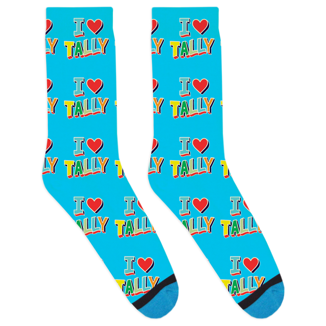 I Heart Tally Socks