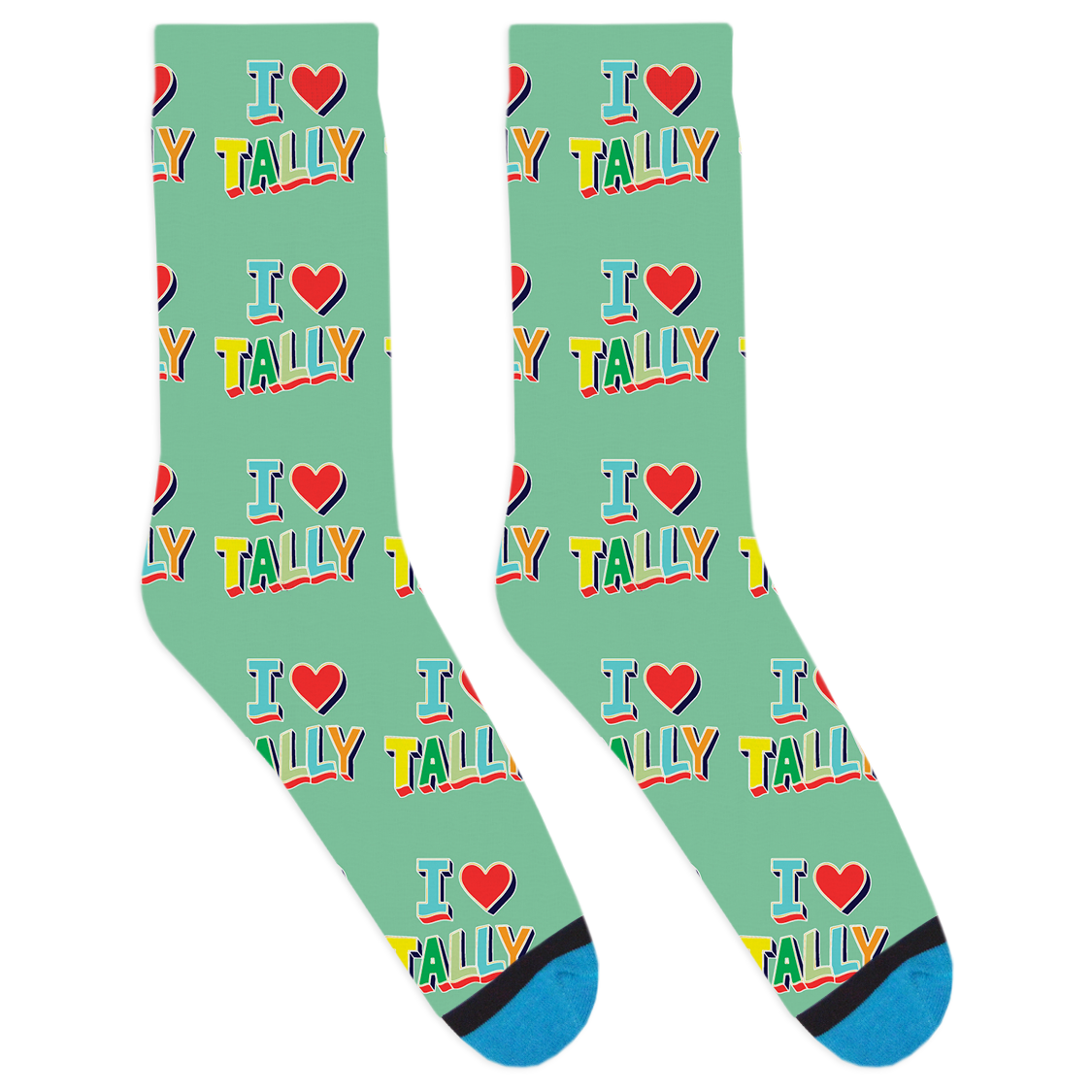 I Heart Tally Socks