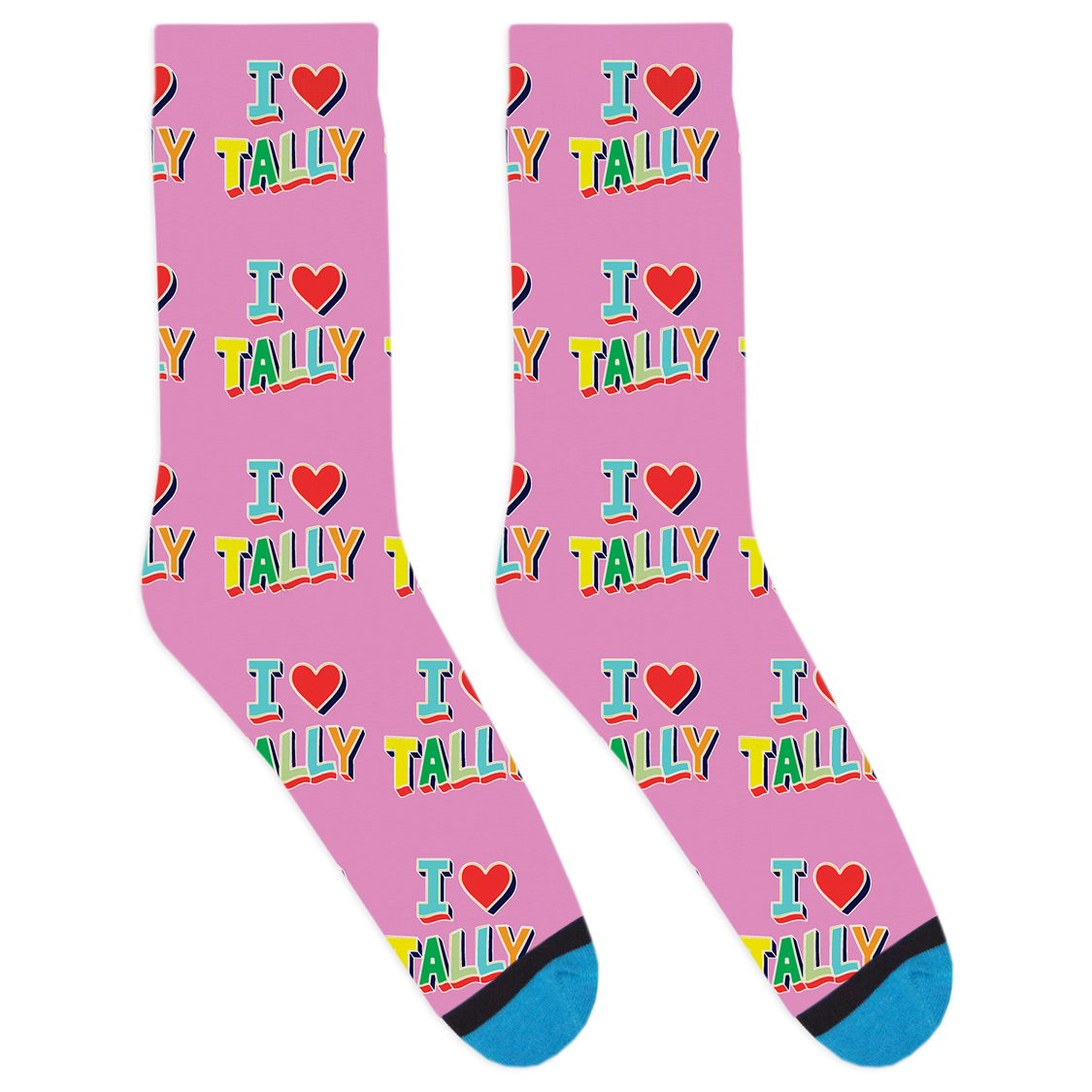 I Heart Tally Socks