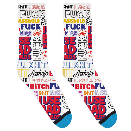 I Use Bad Words Socks