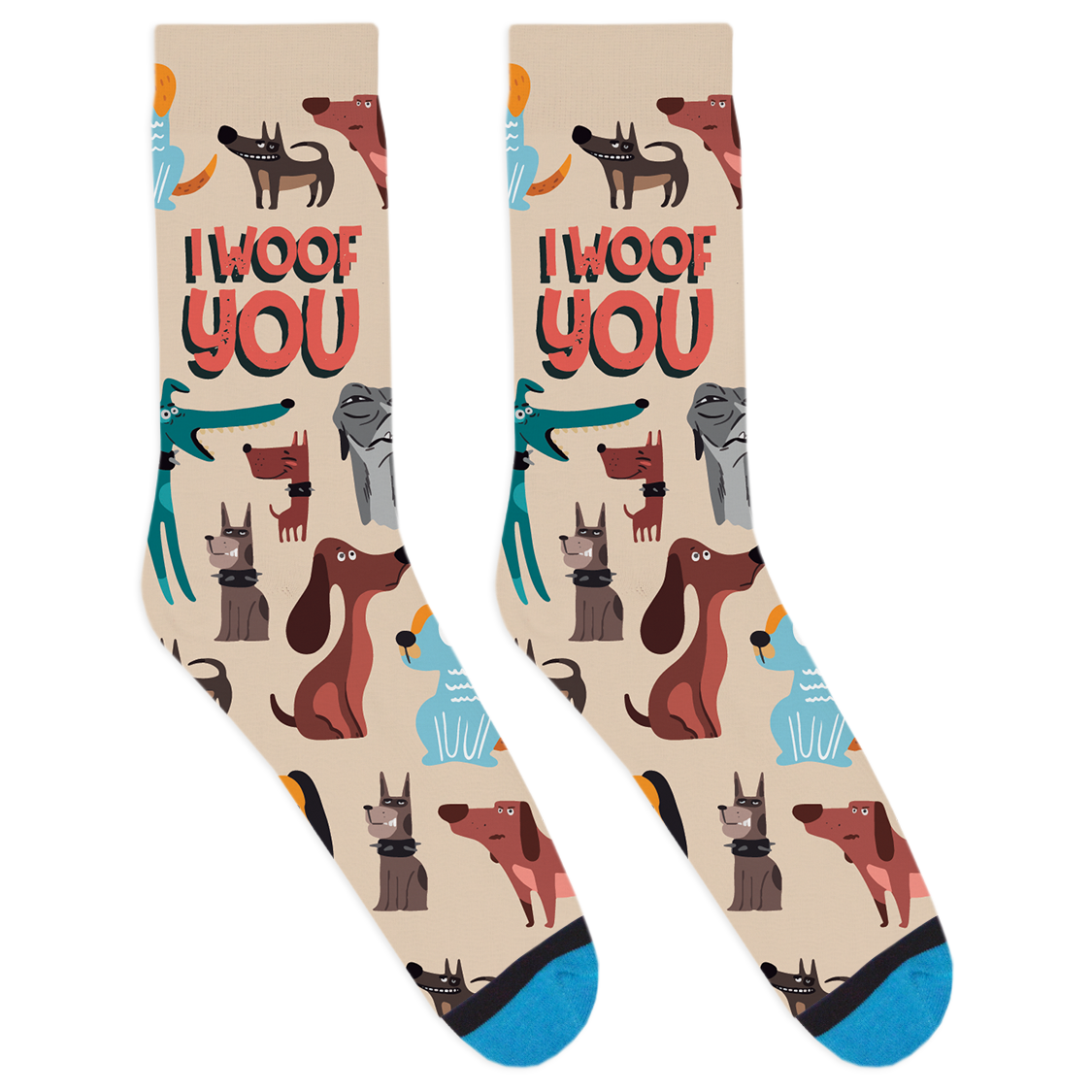 I Woof You Socks