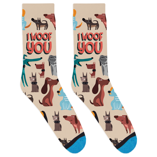I Woof You Socks