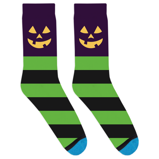 Jack-O'-Lantern Face Socks