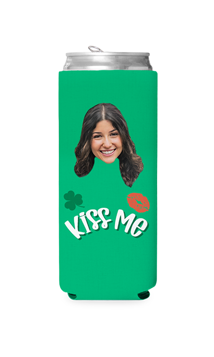 Custom Kiss Me Can Cooler