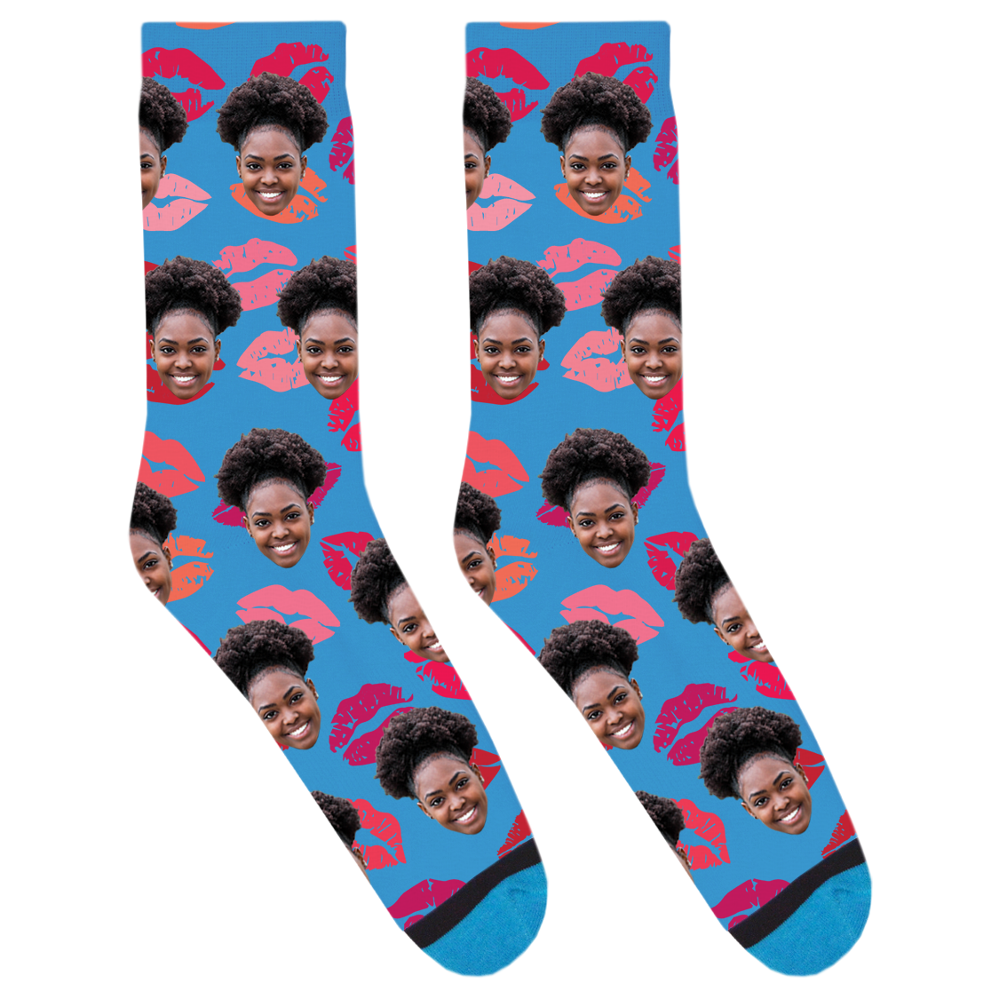 Custom Kisses Socks