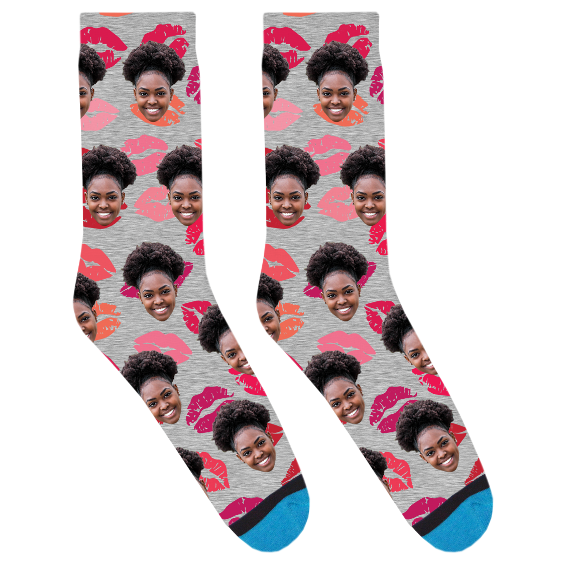 Custom Kisses Socks