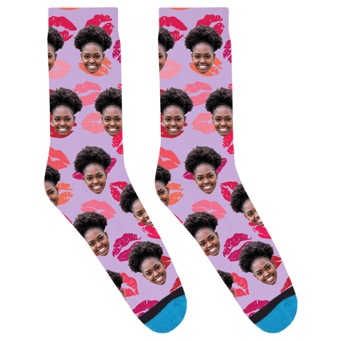 Custom Kisses Socks