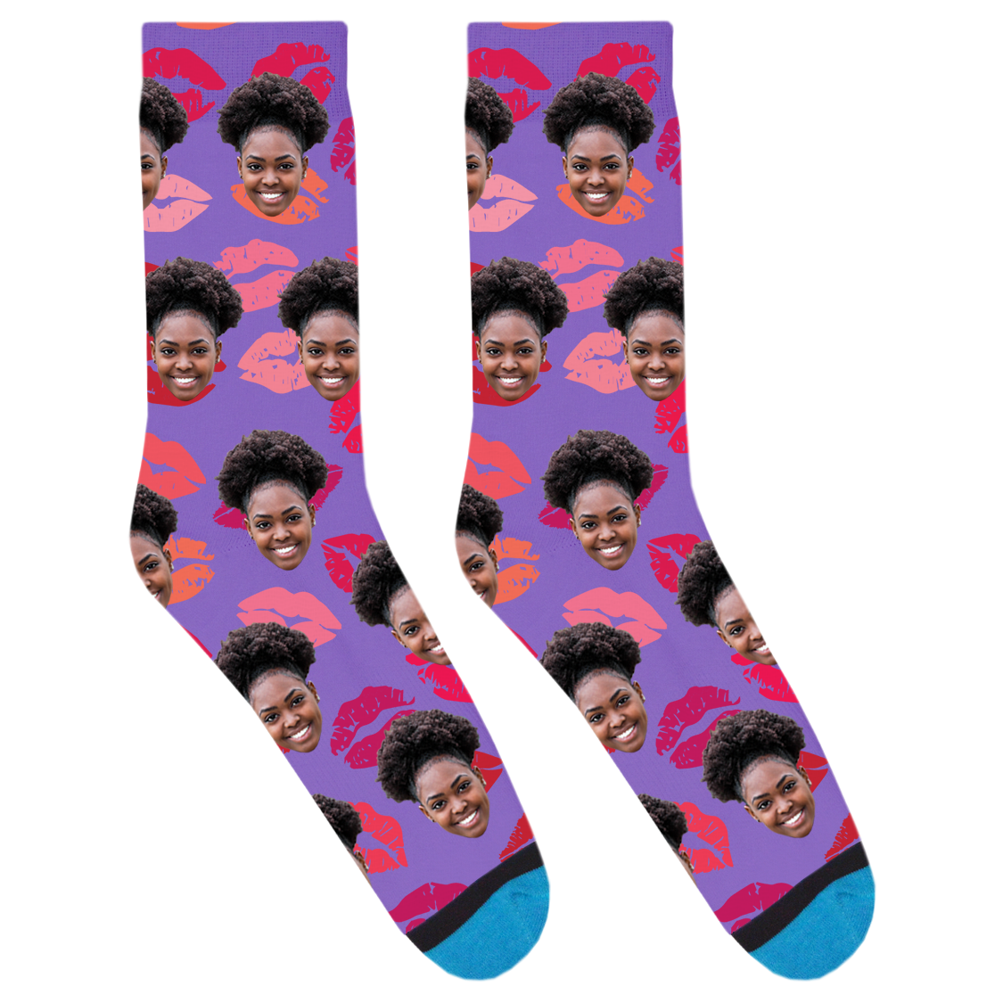 Custom Kisses Socks