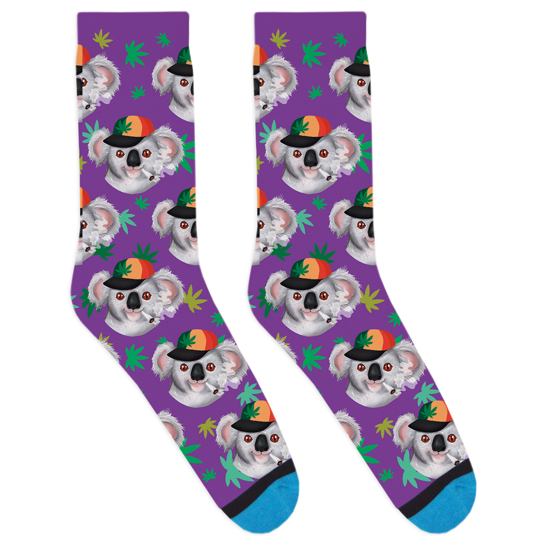 Canna-Mals: Kush the Koala Bear Socks