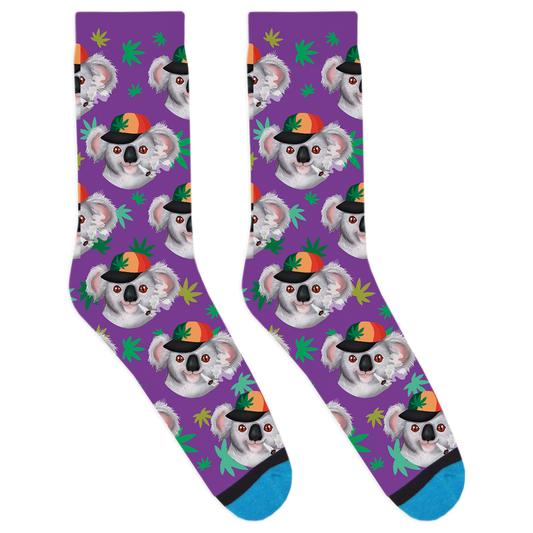 Canna-Mals: Kush the Koala Bear Socks