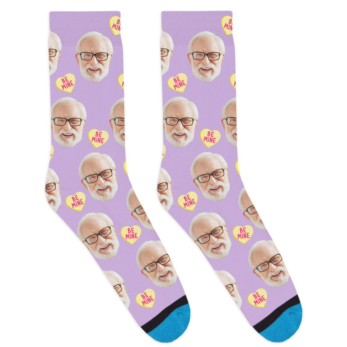 Custom Be Mine Socks