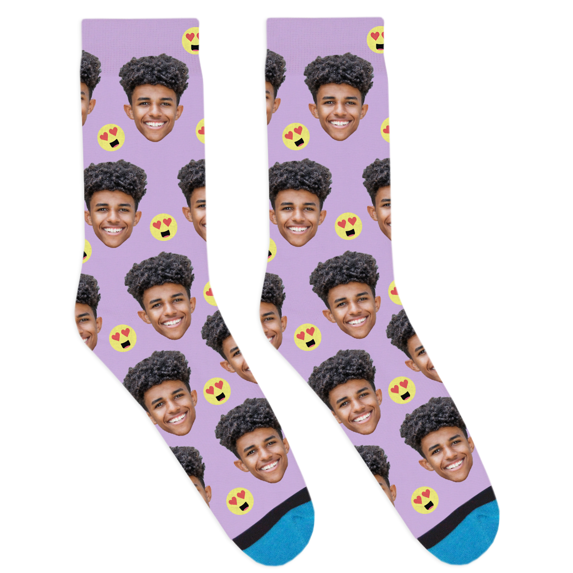 Custom Heart Eyes Socks