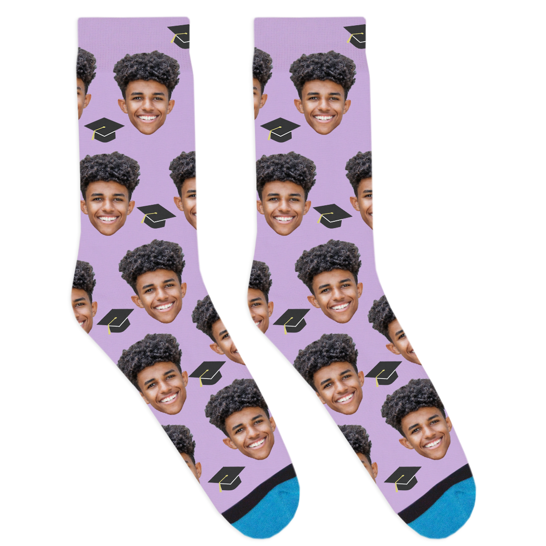 Custom Graduation Hat Socks