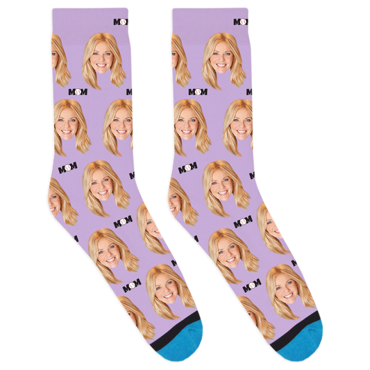 Custom Baseball Mom Socks