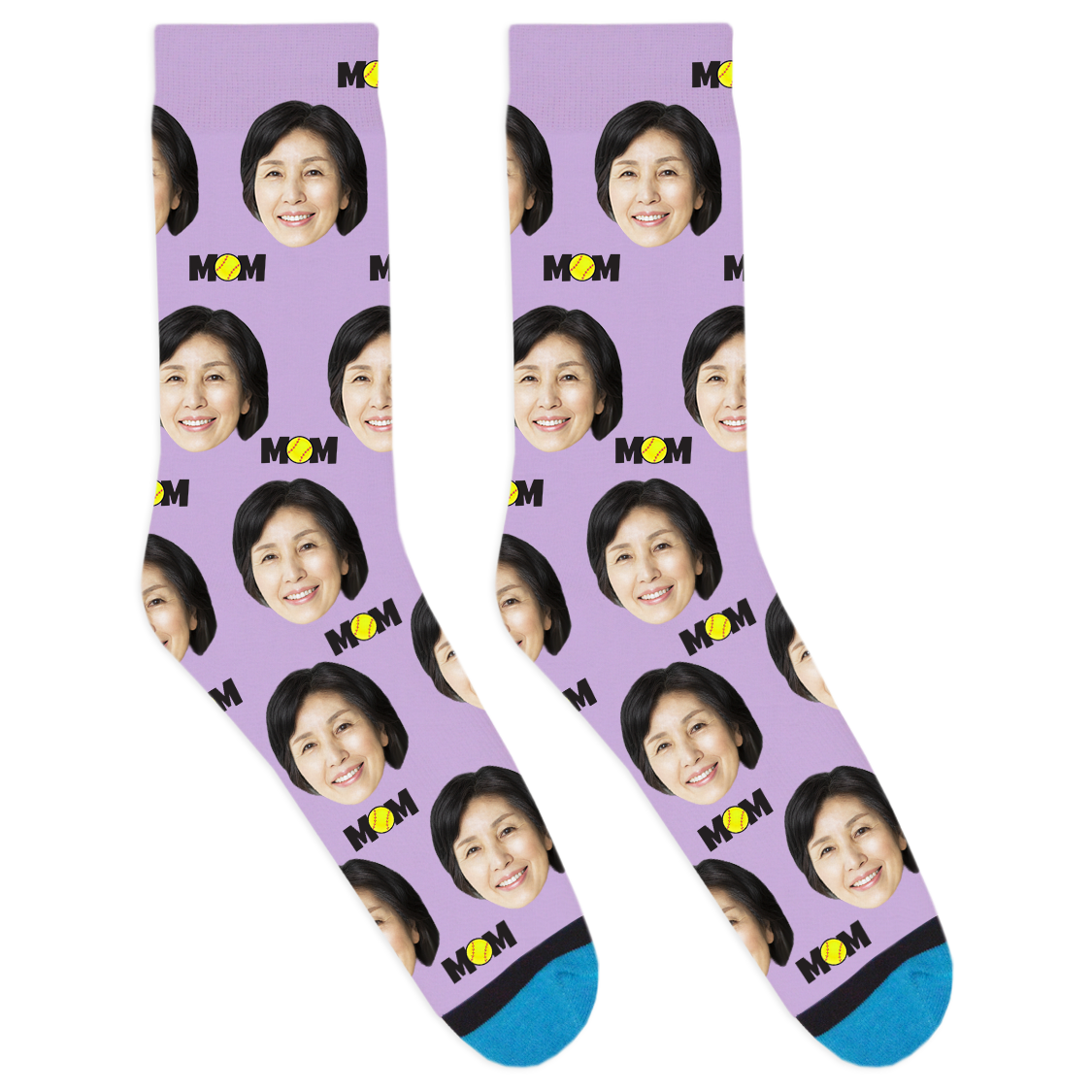 Custom Softball Mom Socks