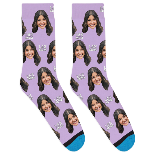 Custom Lacrosse Mom Socks
