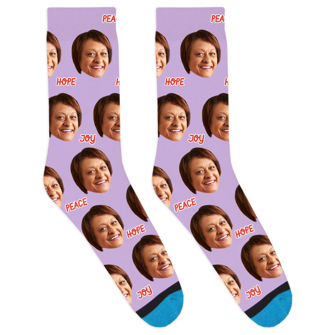 Custom Peace Hope Joy Socks