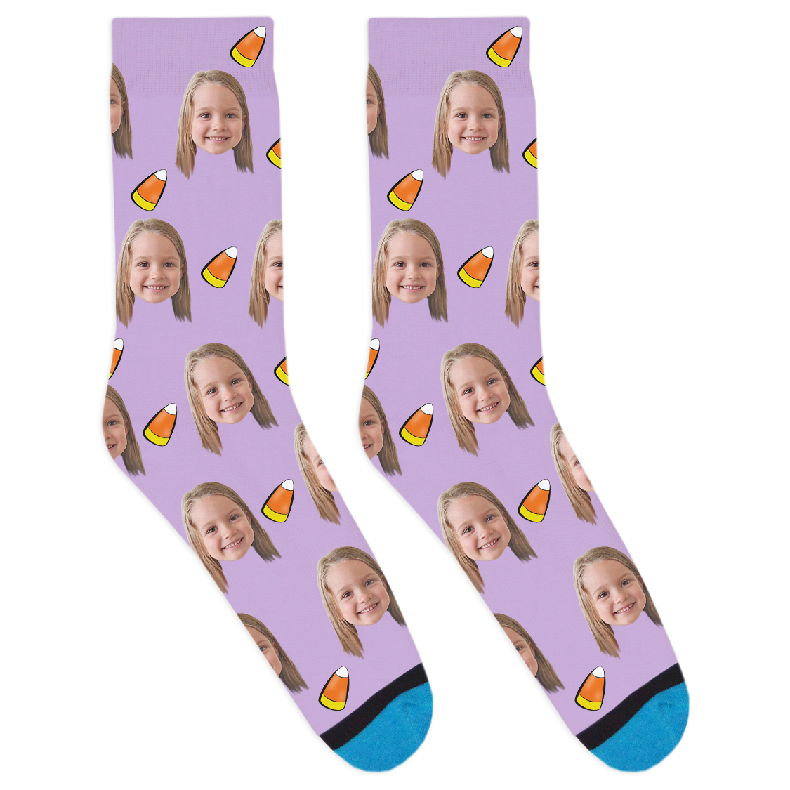 Custom Candy Corn Socks
