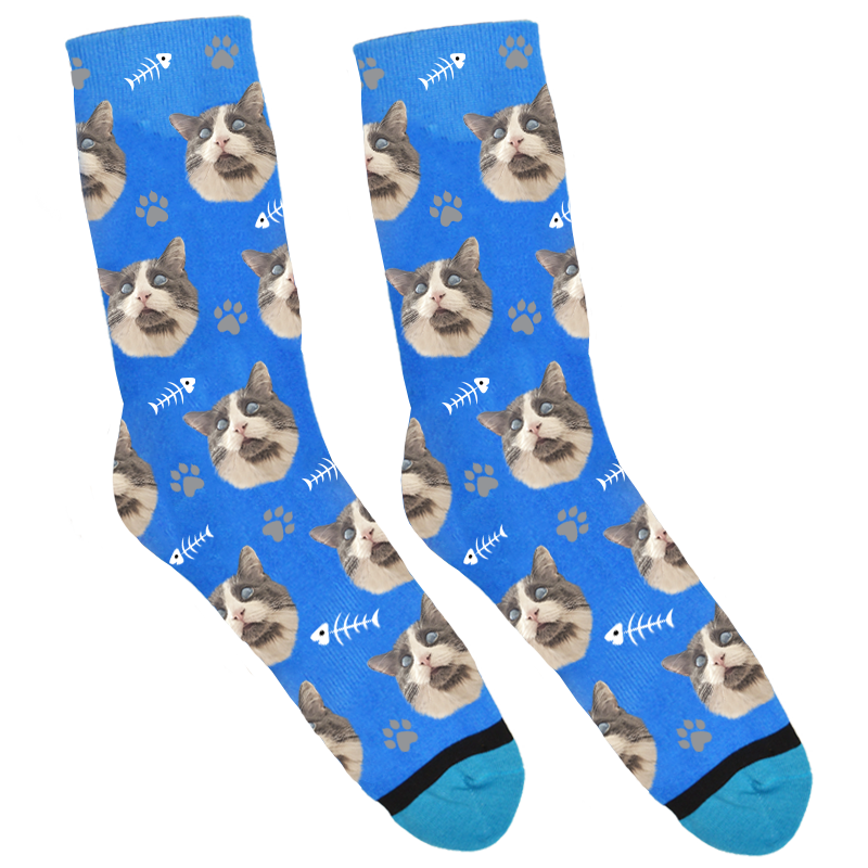 Louie The Blind Cat Socks