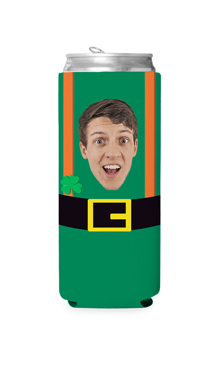 Custom Leprechaun Can Cooler