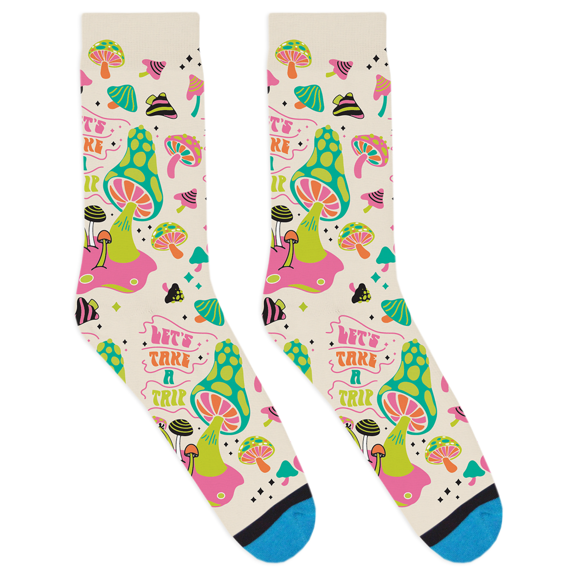 Let's Take a Trip Socks