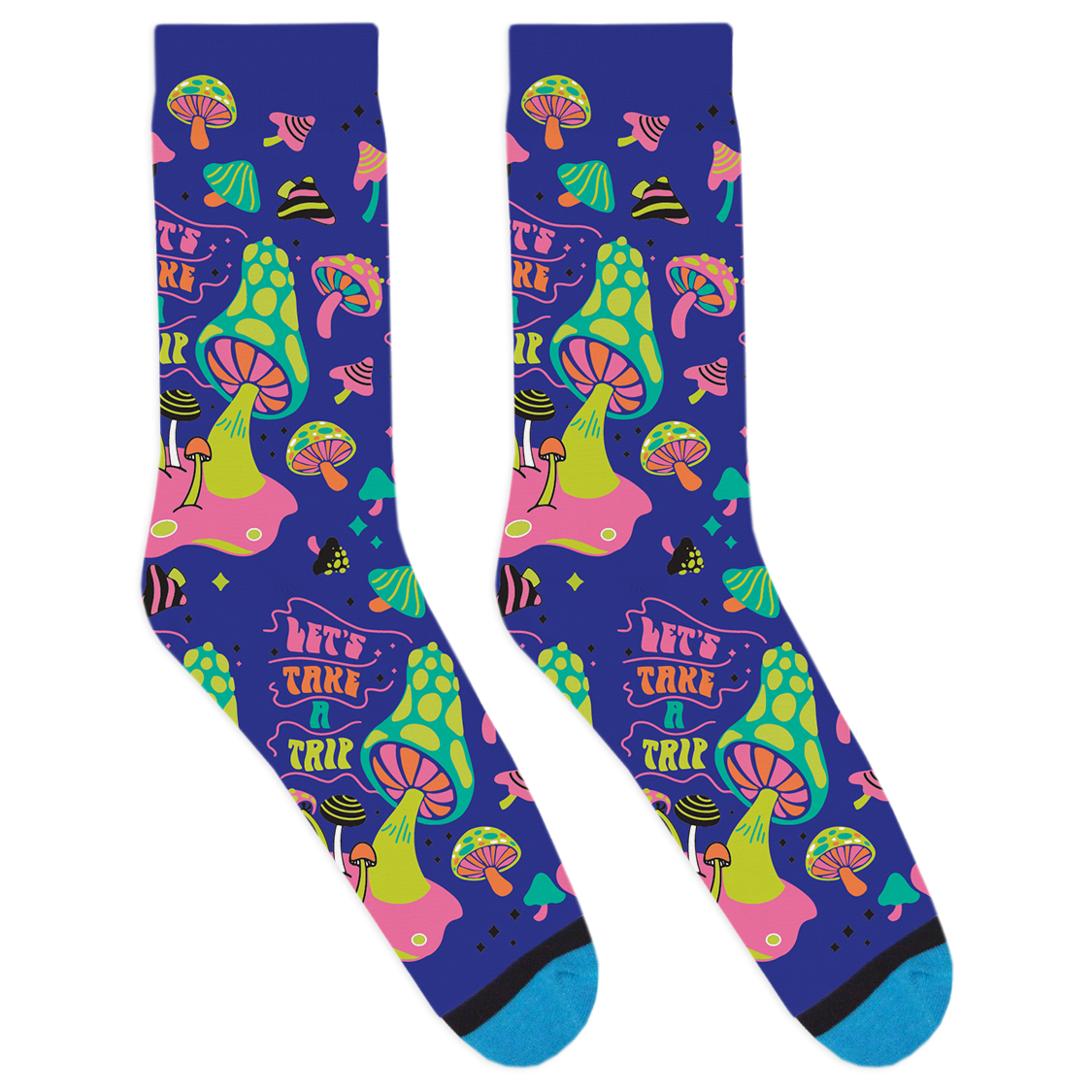 Let's Take a Trip Socks