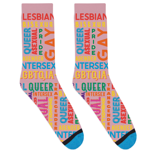 LGBTQ+ Type Socks