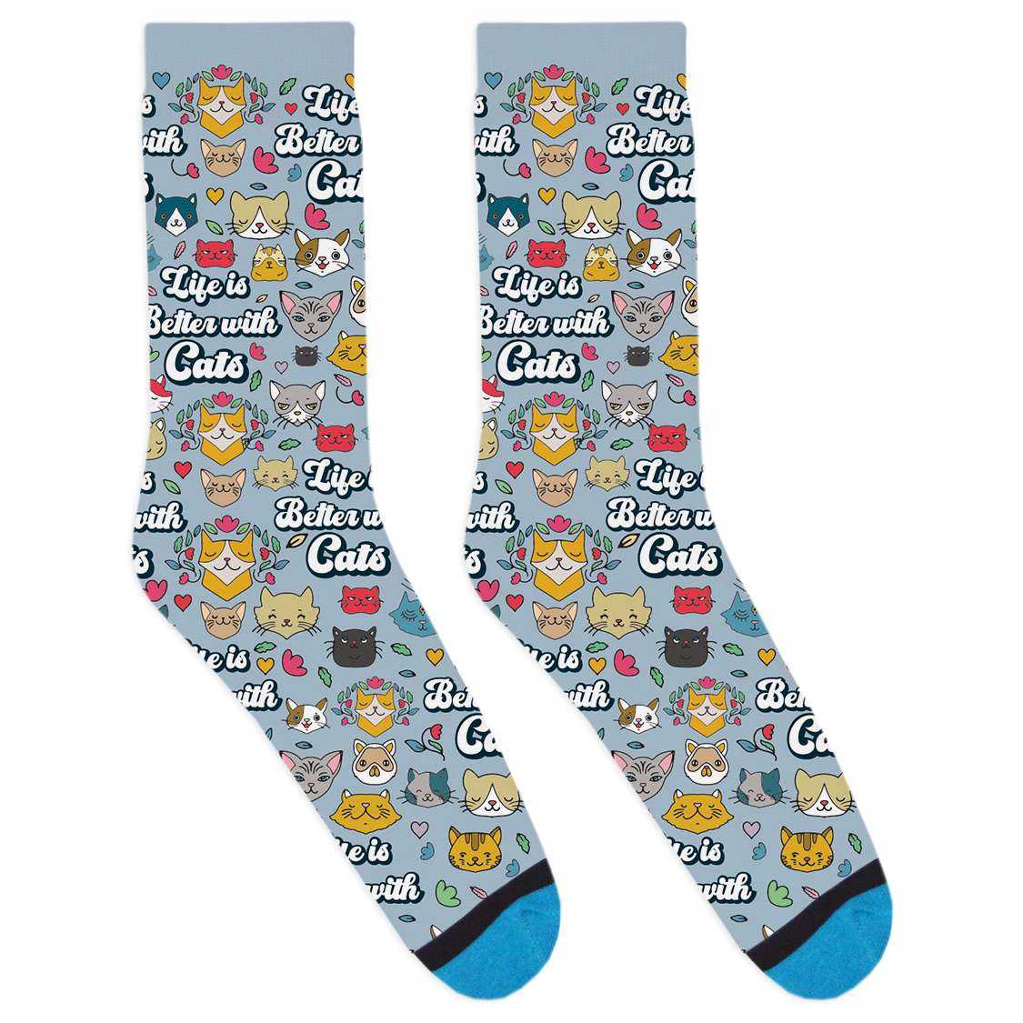 Life is Better with Cats Socks