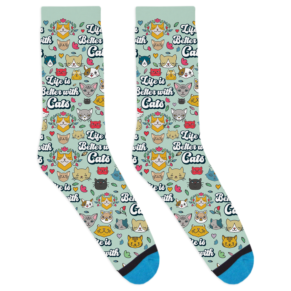 Life is Better with Cats Socks