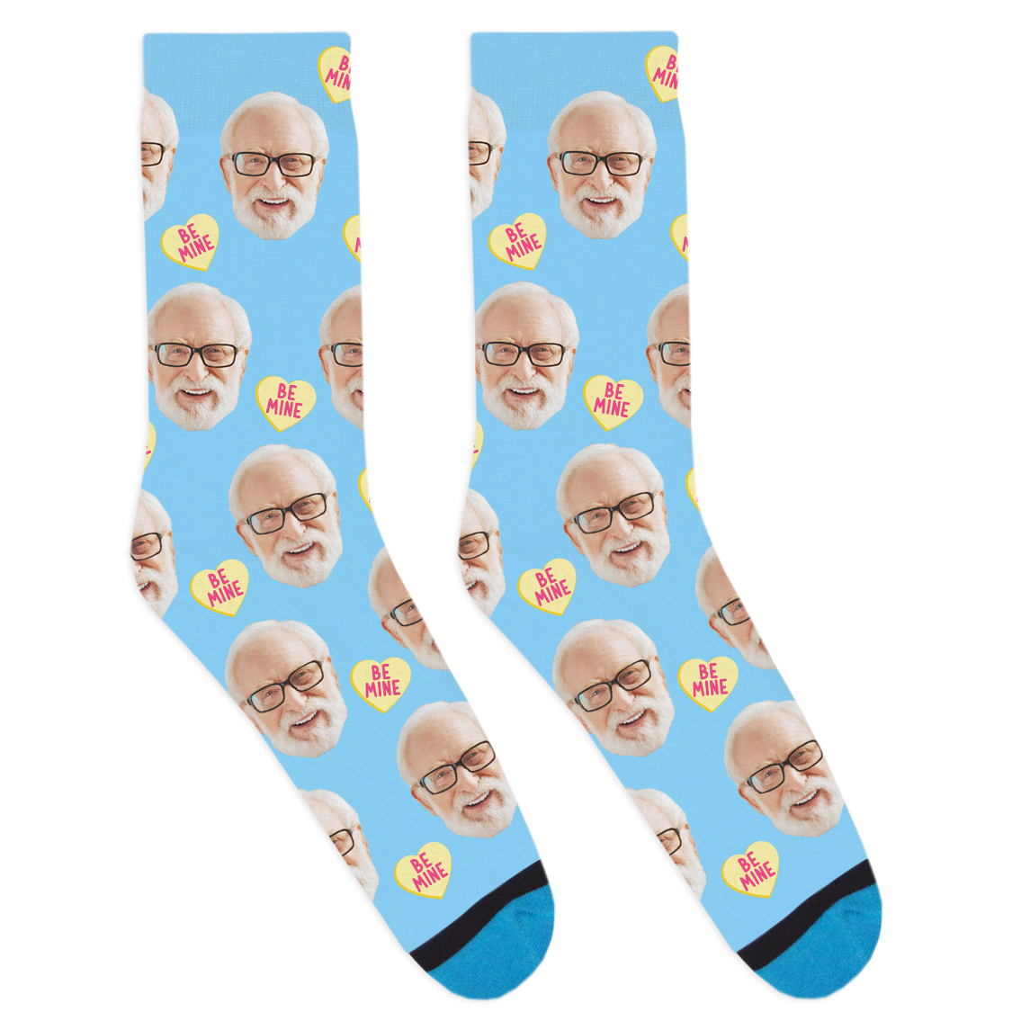 Custom Be Mine Socks