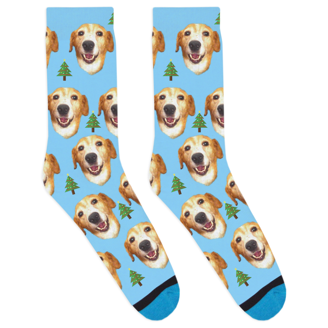 Custom Christmas Tree Socks