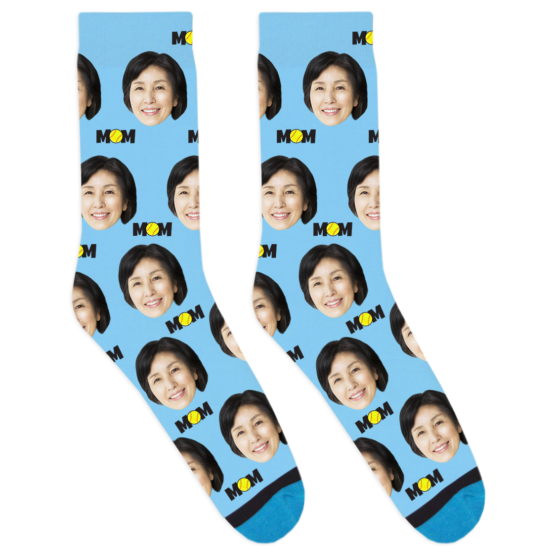 Custom Softball Mom Socks