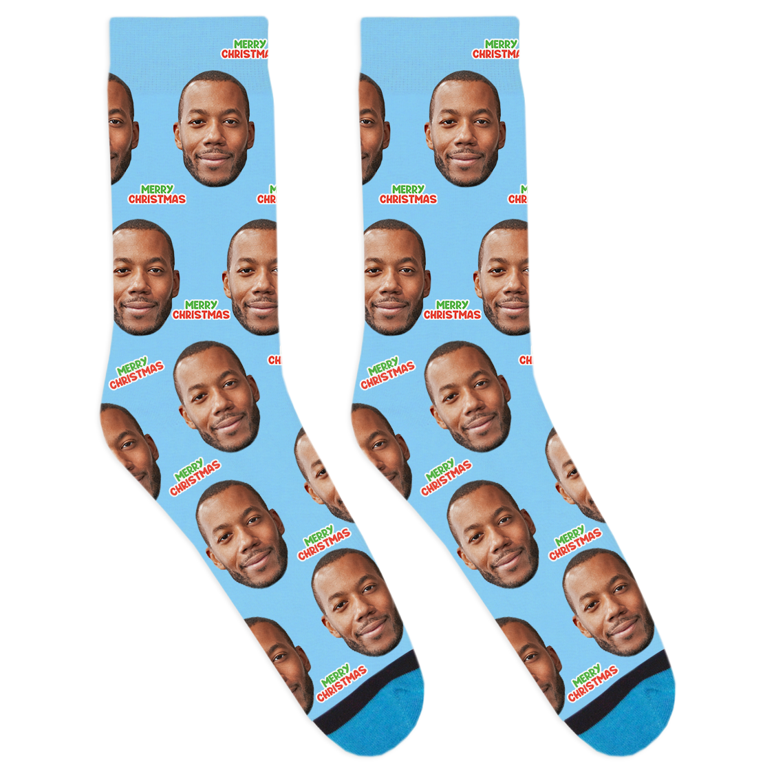 Custom Merry Christmas Socks