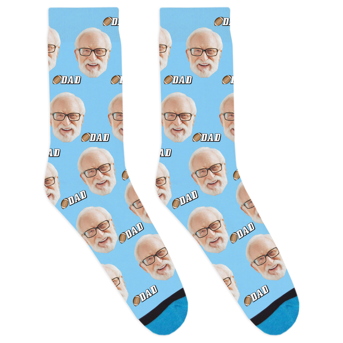 Custom Football Dad Socks