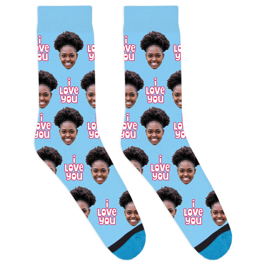 Custom I Love You Socks