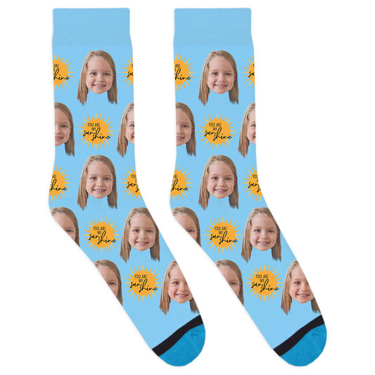 Custom You Are My Sunshine Socks