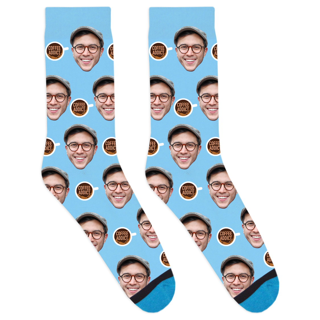 Custom Coffee Addict Socks